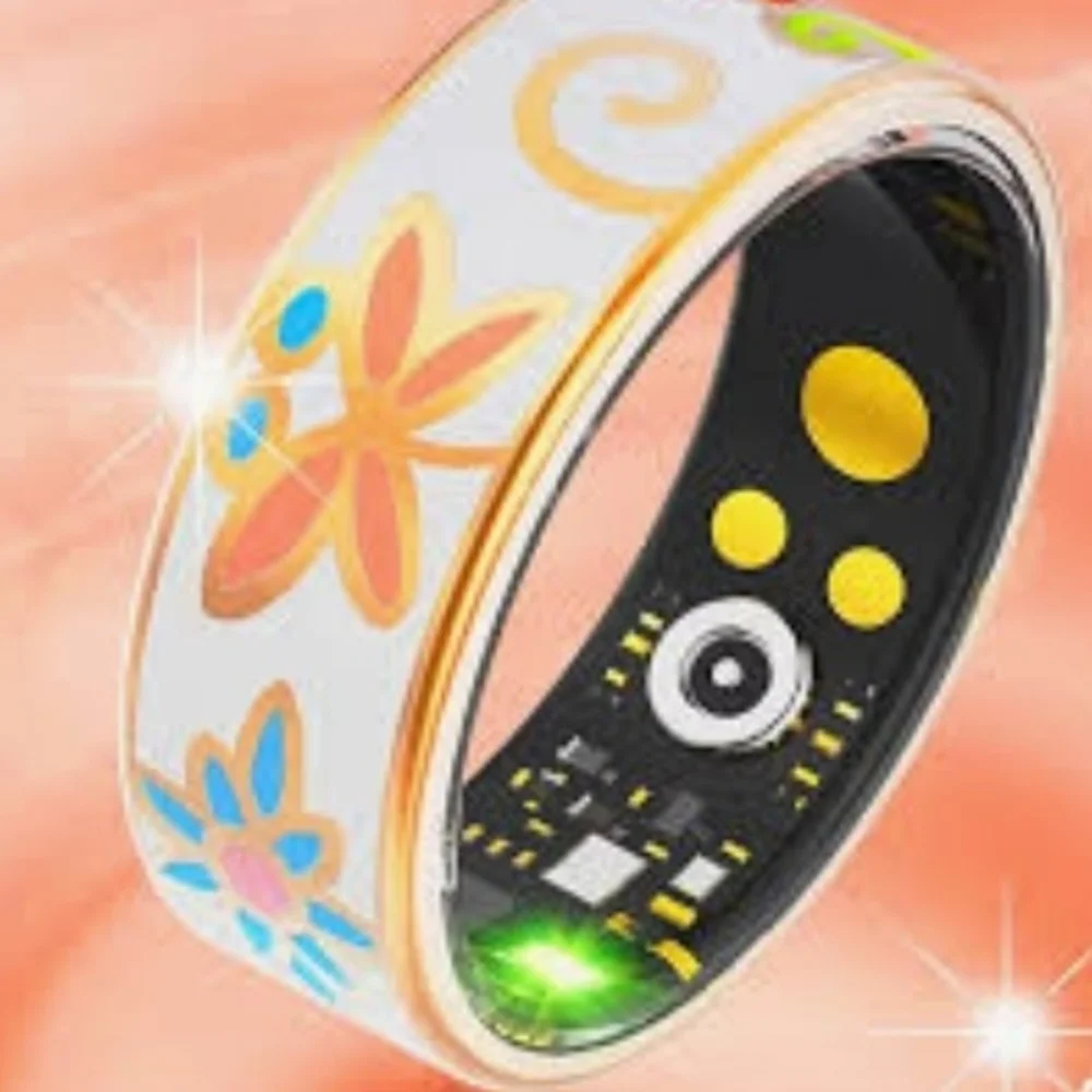Elegant Floral Smart Ring